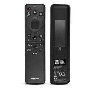 삼성 스마트 TV용 유튜브 넷플릭스 바로가기를 통한 세이보 오리지널 솔라 보이스 리모컨 교체, 네오 QLED 8K, QLED(BN59-01480A)와 호환 가능