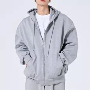 [시즌오프]봄 가을 데일리 면 빅사이즈 후드집업_5