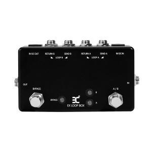 EX 기타 이펙트 루프 스위처 패시브 채널 박스 ABY 라인 셀렉터 AB 스위치 미니 페달 트루 바이패스