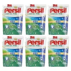 세탁비누 드럼일반겸용 리필 액체세제 6개 2.1L