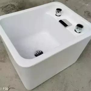 족욕 세면대 욕조 안마 족탕 족탕기 도기 케어 사각 스파