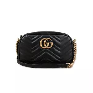 [명품] 마몬트 마틀라세 스몰 크로스백 블랙 금장 447632 DTD1T 1000