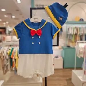 [아가방]선물하기 좋은 귀여운 도날드덕 우주복,모자세트_ESS