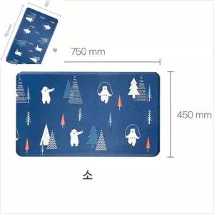 (옵션 소[750X450X1.4mm])마리함 양면 쿠션매트 소 750X450X1.4mm 주방매트 주방용매트 싱크대발판 부엌발