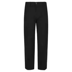 남자 베이직 테이퍼드 스판 린넨 뒷밴딩 팬츠 NE-PTS-Q024-블랙