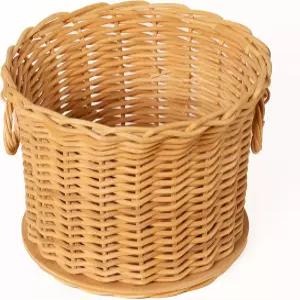 양손 보관 바구니 직조 키트 - 내추럴 라탄(페디그 리드) 일러스트 설명서(EN/ES) 실용적인 홈 데코 및