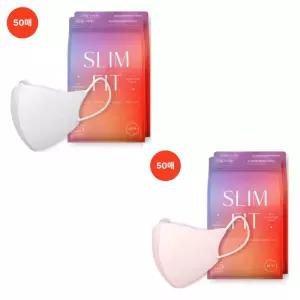 CLA 키즈 마스크 화이트50매 핑크50매 소형 새부리