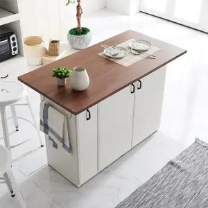 [텐스페이스]에코 1200 주방 아일랜드 식탁 홈바 테이블 MD5121 (수도권무배)