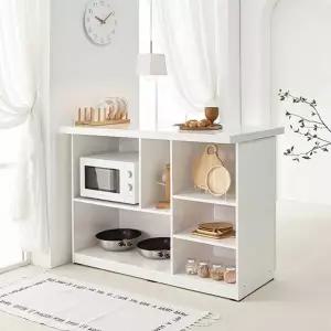 [텐스페이스]베로나 1200 인조대리석 홈바 테이블 오픈형 MD5324 (수도권무배)