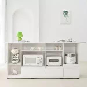 [텐스페이스]클리 2030 LPM 라운드 홈바 테이블 서랍형 MD5331 (수도권무배)