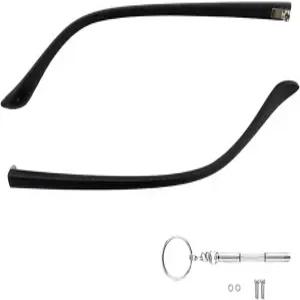 안경테 교체 템플 암 1쌍 안경 팔 다리 수리 키트 더블 티스 유니버설 블랙