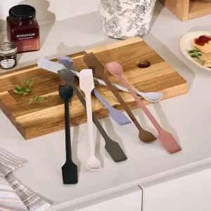 [바겐슈타이거] 플래티넘 실리콘 주걱 7color 스파츌라 볶음 알뜰 주걱 스패츌러 요리 스푼