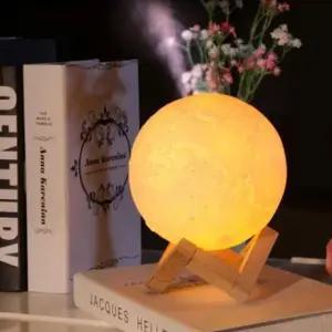 탁상가습기 USB 미니 무드등 가습기 사무실 캠핑 무소음 소형 3D