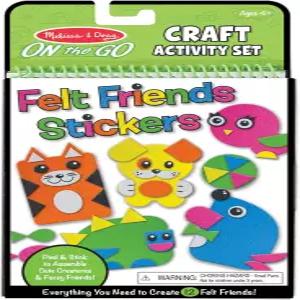 멜 앤 더그 온 더 고 펠트 프 공예 활동 세트 88 스티커 FSC