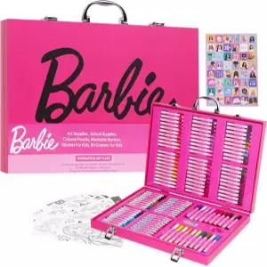 컬러 연필 아트 용품 세트 30개 이상 색칠 마커 소녀 그림 여행 케이스 크레용 펠트 팁 예술 및 공예품 42