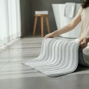 도톰한 메모리폼 욕실 발매트 현관 매트 60x40 거실 주방 러그