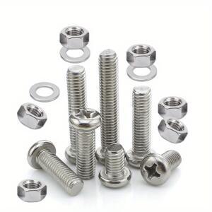 360 스테인리스 스틸 크로스 기계 너트 M4 세트 M5 과학 볼트 M3 산업