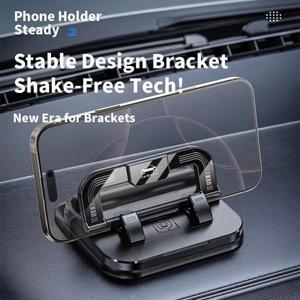360 ° 회전식 범용 호환 차량용 호환 휴대폰 거치대 번호판 대시보드 마운트 간편 설치 휴대폰 폰 홀더