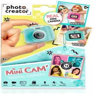 포토 크리에이터 미니캠 디지털 카메라 청록색 6프레임 및 8 내장 컬러 필터로 맞춤 컴팩트 GB SD 카드