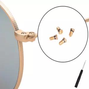 에비에이터 RB3025 3025 선글라스 수리 키트용 CEYDEY 교체용 골드 나사(4개 세트) 드라이버