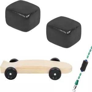 파인우드 자동차 및 낚시 루어 싱커용 텅스텐 퍼티 무게 1온스 2개 각각 0.5온스 고밀도 성형