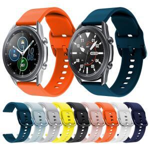 삼성 갤럭시 워치용 소프트 실리콘 스트랩, 워치 3, 41mm, 45mm 스마트 스포츠 팔찌, 42mm, 46mm 손목 밴드 액세서리