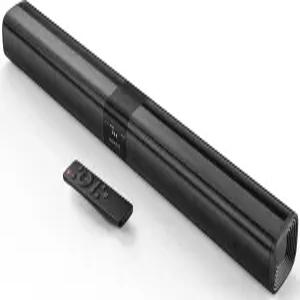 스마트 TV용 RIOWOIS 사운드 바 HDMI-ARC가 장착된 31인치 블루투스 스피커 광학 AUX 연결 선명한 및