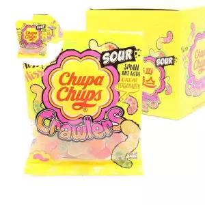 지렁이젤리 츄파춥스 사워 크롤러 10개입) 25.09.04 60g(1타