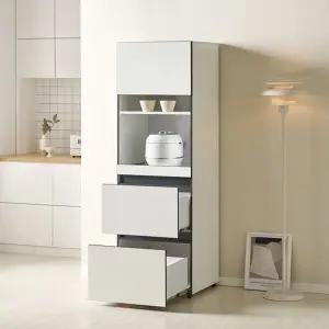 [텐스페이스]카페장 주방 광파 수납 600 서랍 렌지대 MD5233 (수도권무배)