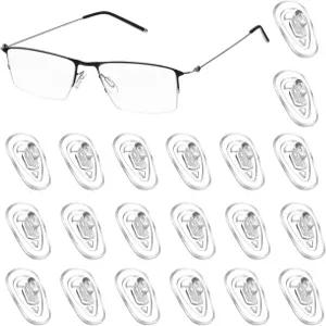 안경 코 패드 10쌍 논 슬립 실리콘 수리 키트 선글라스 나사 삽입 14mm