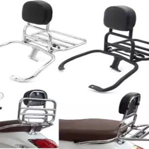 베스파 LX125 리어 랙 탑박스 캐리어 브라켓 undefined 순정형 블랙 장착 등받이 스피드 스프링 블랙 등받