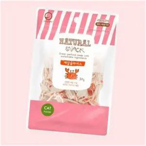 굿데이 네츄럴스낵 게살슬라이스 30g 고양이간식 4675925