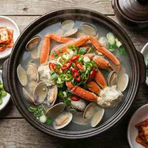 김하진 순수대게 조개탕 500g *10팩