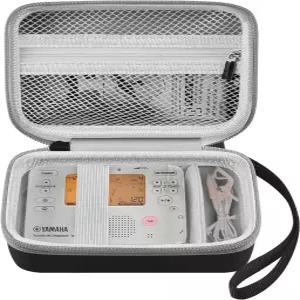 야마하 TDM710/TDM700DAL2/TDM700G/KORG TM60/TM50 튜너/메트로놈 보호 휴대용 케이스 보관 케이스(블랙)와