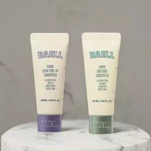 BAELL 바엘 파로 선크림 듀오세트 [광채 톤업 선크림 20ml + 진정 수분 선크림 20ml]