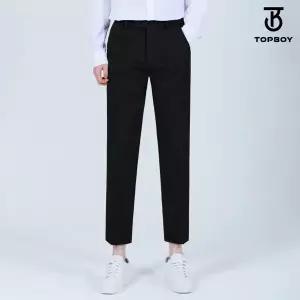 [탑보이] 남자 빅사이즈 기본 9부 밴딩 슬랙스 (SJ166)