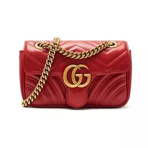 [명품] GG 마몬트 마틀라세 체인 숄더 미니백 446744 DTDIT 6433