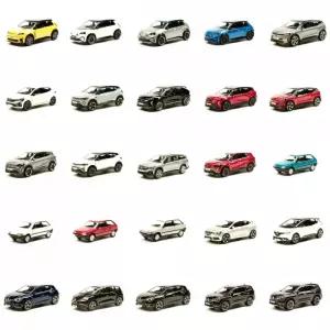 1 64 Norev 르노 클리오 모형자동차 K 레드