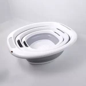 접이식 세수대야 고무대야 3종세트 다용도