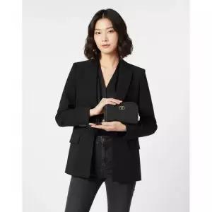 발렌티노 여성 V로고 지퍼 반지갑 블랙) 8W2P0AY3SNP 0NO