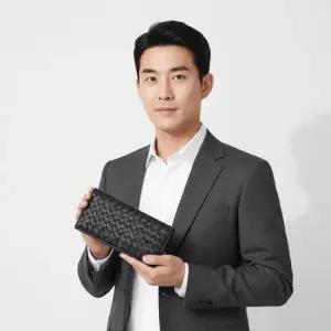 보테가베네타 남성 인트레치아토 장지갑 블랙) 442556 V47W1 1000