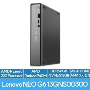 레노버 씽크센터 neo 55q Gen 6 13GNS00300 AMD R5 220 8G 512G Win11Home 사무용 고성능 미니PC EU