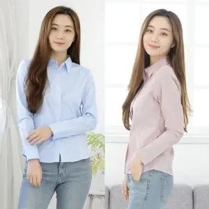 여성 스트라이프 셔츠 블라우스 봄 가을 긴팔 스판 (HSJ-WFGFRJO)