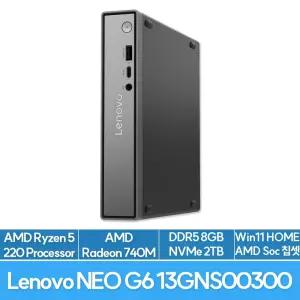 레노버 씽크센터 neo 55q Gen 6 13GNS00300 AMD R5 220 8G 2TB Win11Home 사무용 고성능 미니PC EU