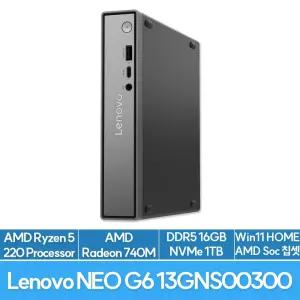 레노버 씽크센터 neo 55q Gen 6 13GNS00300 AMD R5 220 16G 1TB Win11Home 사무용 고성능 미니PC EU