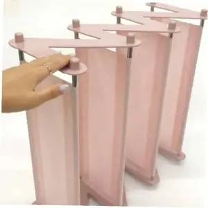 ( )조립식 신발정리대 핑크 슬리퍼정리대 소품함 슬리퍼정리함