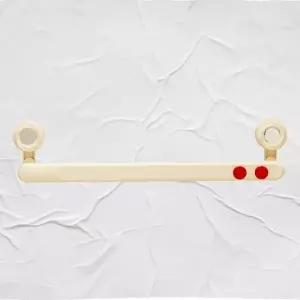 (색상 크림색상)WL 흡착식 슬리퍼 거치대 벽걸이형 신발 정리대 욕실