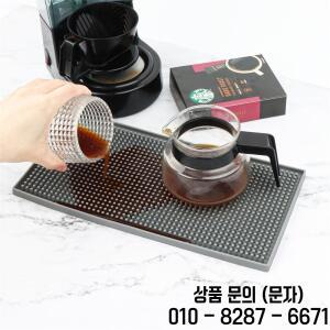 내구성이 뛰어나고 세련된 실리콘 바 매트   커피와 유리잔 건조에 적합하며 레스토랑 및 가정용 완벽합니