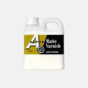 알파 매트바니쉬 Matte Varnish(무광) 1000ml마감제 보조제 리폼 공예 DIY 미술재료 아크릴물감 아크릭