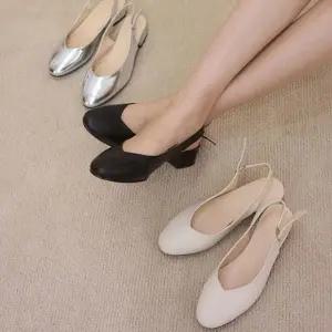 웨지힐 여성화 키높이 토오픈 구두 펌프스힐 샌들-WFNSKZ9